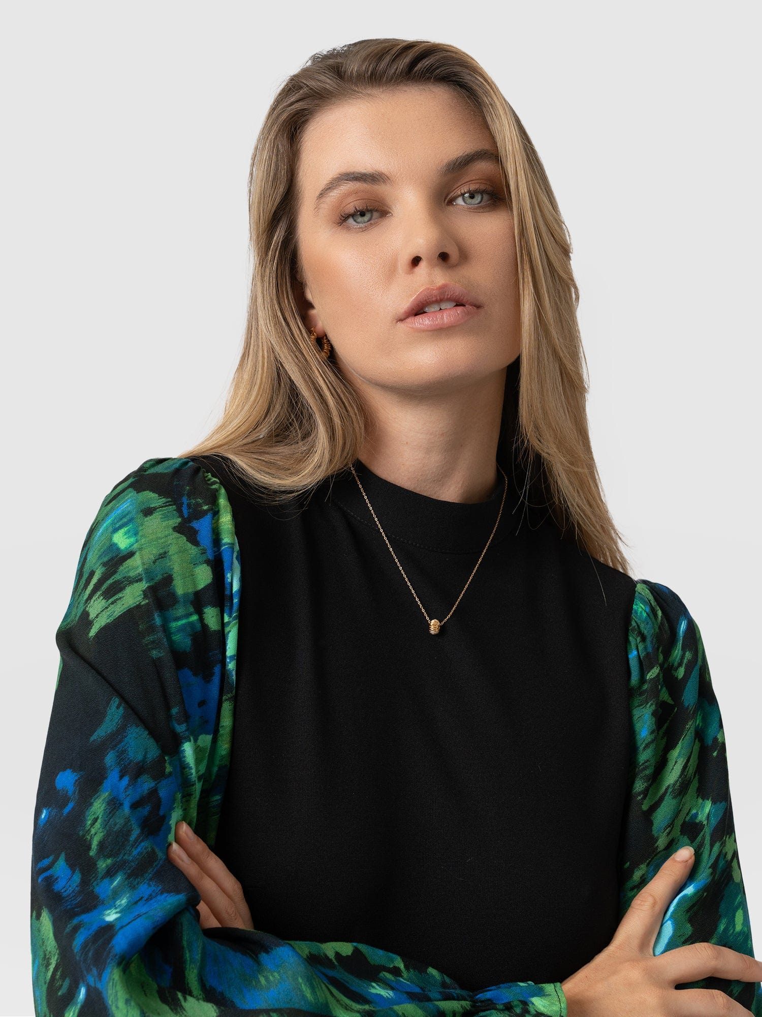 Penny Skater Dress Green Satellite - Women's Dresses | Saint + Sofia® EU